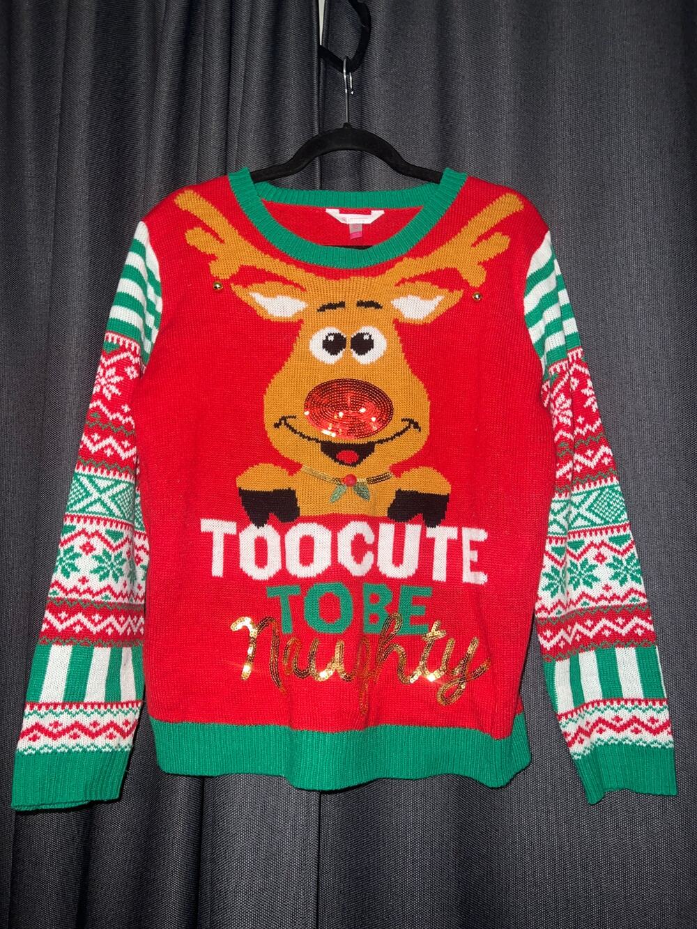 Ugly Christmas Sweater Xmas Size XL